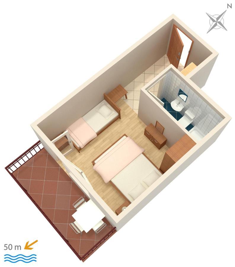 Apartments By The Sea Brela, Makarska - 2718 Ngoại thất bức ảnh