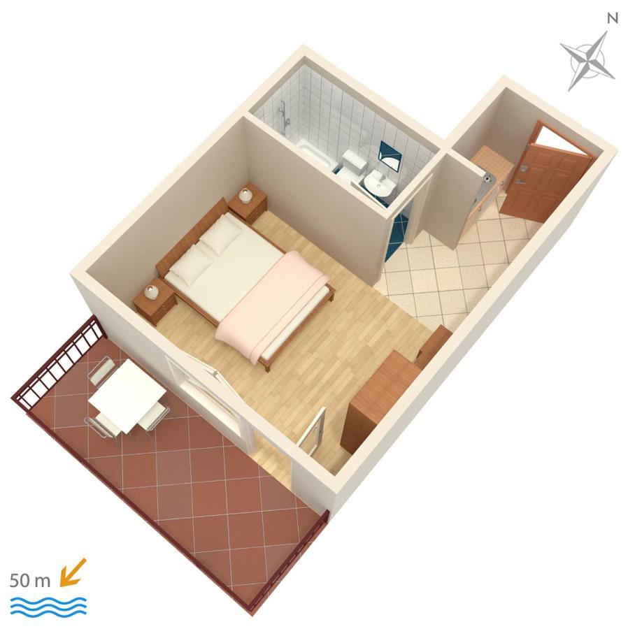 Apartments By The Sea Brela, Makarska - 2718 Ngoại thất bức ảnh